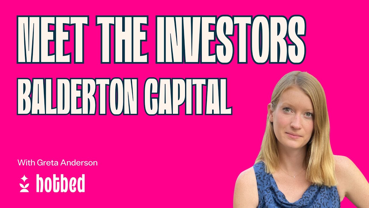 The thought process behind investing at Balderton Capital. YouTube