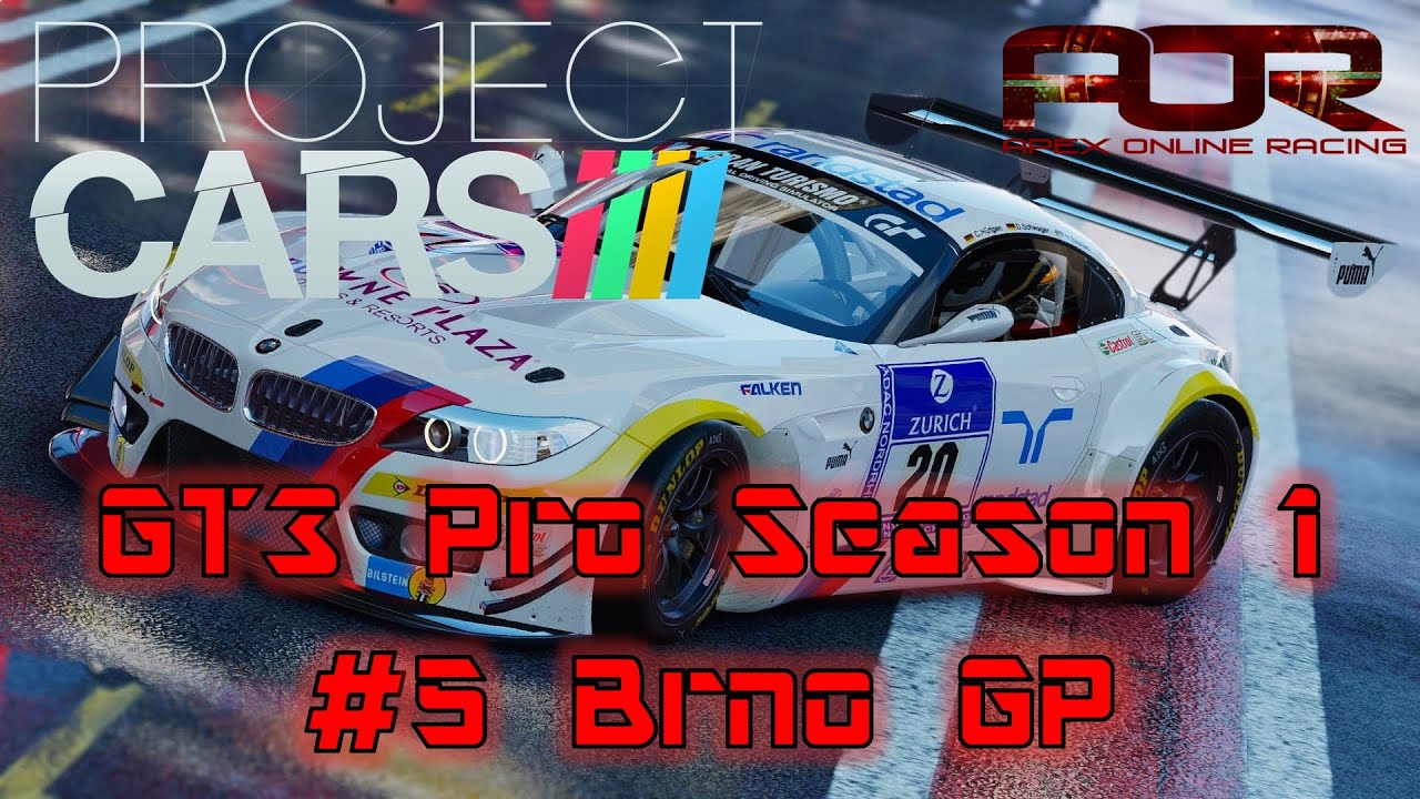 Project CARS [AOR PC GT3 Pro League][Season 1] #5 Brno GP