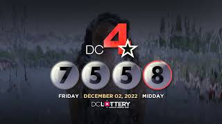 DC LOTTERY Midday 12/02/2022