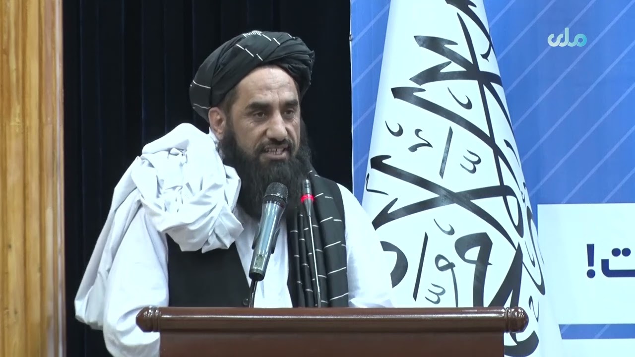 سخنرانی مولوی غلام حیدر شهامت سرپرست اداره تعلیمات تخنیکی ومسلکی  در نشست خبری اصلاحات اداری