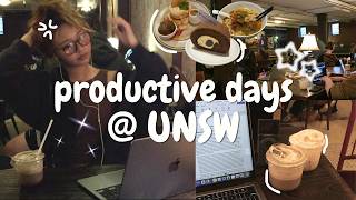 final week of my UNSW intensive term | studying with friends, cafe hopping and deadlines  ✨