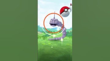 Catching a wild Onix pokemon go #pokemon #pokemongo #onix