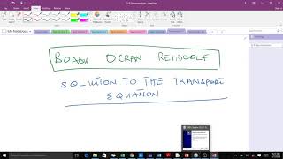 Solution to the transport equation and examples
