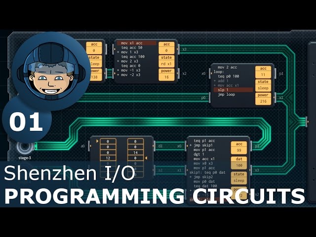 PROGRAMMING CIRCUITS - Shenzhen I/O: Ep. #1 - Gameplay