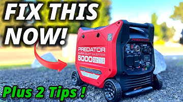 Harbor Freight Predator 5000 Reparatie en Tips voor Nieuwe Eigenaren !!