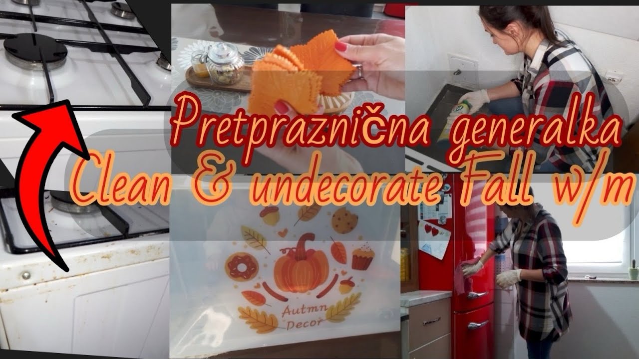 Pretpraznična generalka | Motivacija za čišćenje | Clean & undecorate w/m | Prepping for Christmas🎄