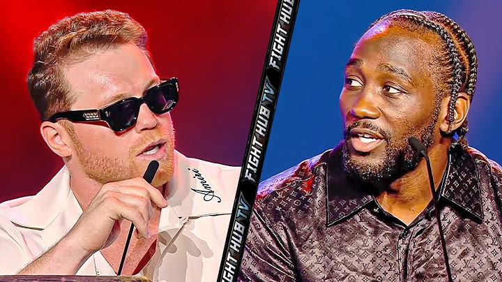 Canelo contro Terence Crawford - Conferenza stampa COMPLETA e video del faccia a faccia