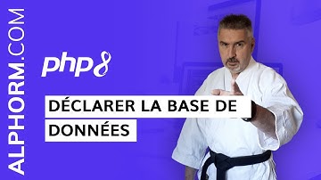 Formation PHP 8 : Comment déclarer la base de données sous PHP 8 - Vidéo Tuto