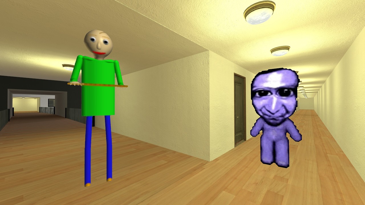 Ao Oni And Baldi Nextbot Gmod