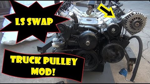 LS Swap Truck Pulley Accessory Mod (LS1 or LS6 Intake)