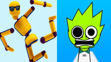 Sprunki Survival Vs Ragdoll Break - I Found All Max Level Most Epic ASMR Gameplay