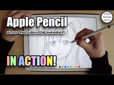 Apple Pencil in ACTION! - Good Enough For Manga?