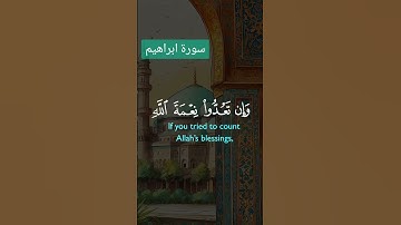 سورة ابراهيم #quran #دعاء #تيك_توك #صباح_الخير #دعاءمستجاب #صباحالخير #دويتو #حالاتواتس #لايك #duet