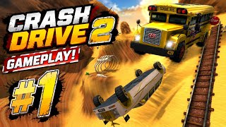 Ну и игра! | Crash Drive 2 Геймплей на Android #1 screenshot 3