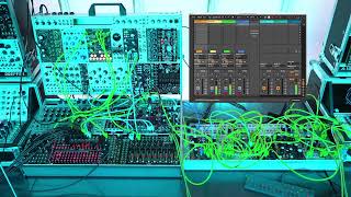 "Green 33, Blue 22" - A Polyphonic Eurorack Modular Live Jam