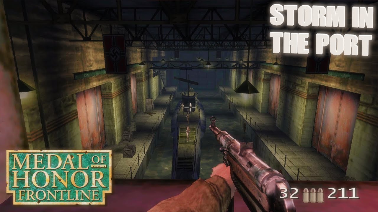 Destroying Nazi U Boats "A Storm in the Port" | Medal of Honor: Frontline Walkthrough