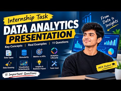 Data Analytics for Beginners | Complete Internship Presentation