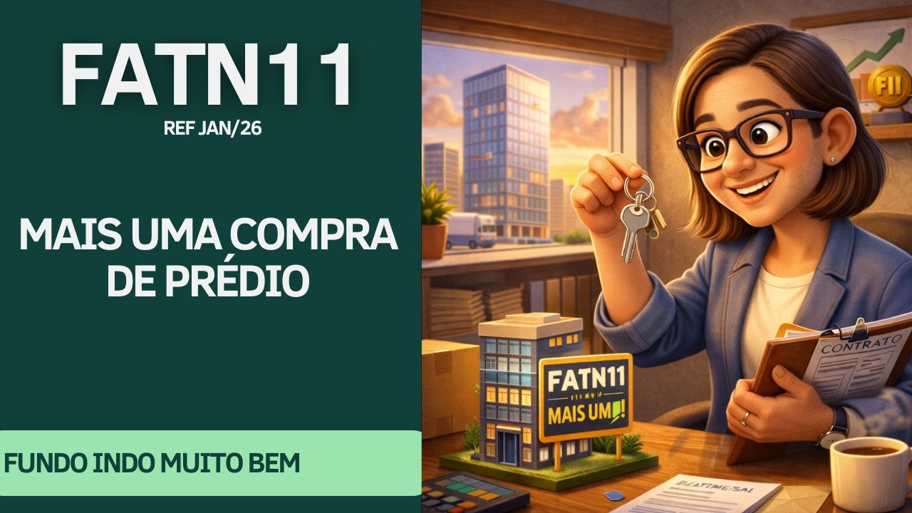 #FATN11 - FUNDO COMPRA MAIS UM PRÉDIO.... SEGUE MUITO BEM!!