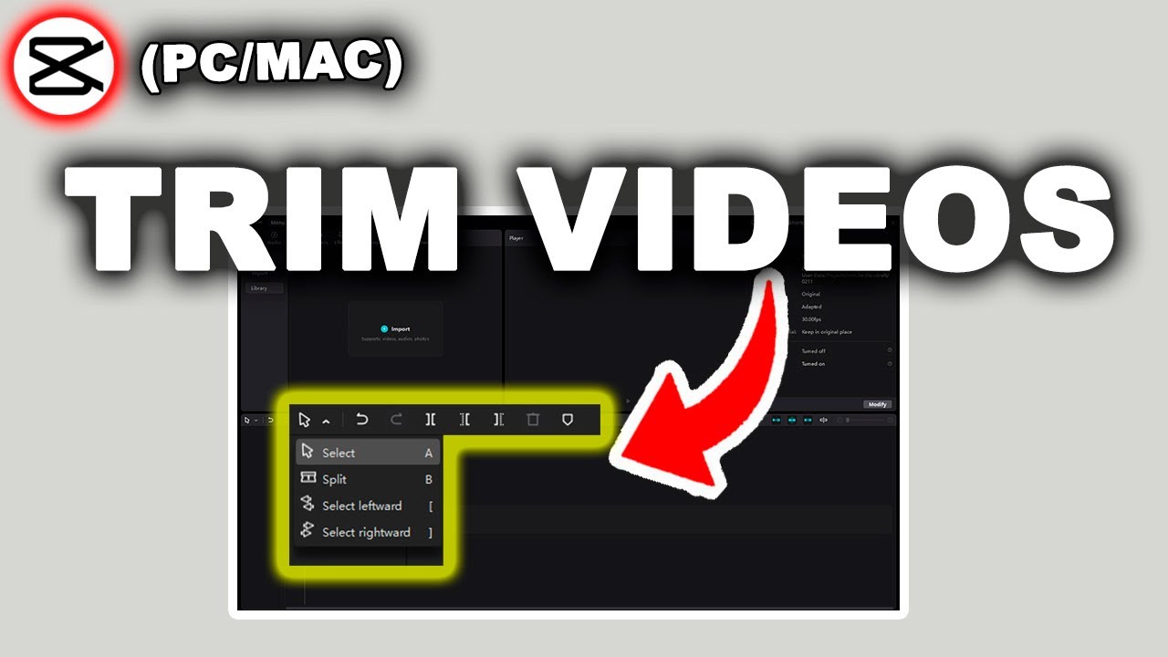How to Use the Split Tool in Capcut PC & Mac (Fast Edit Tutorial) - YouTube
