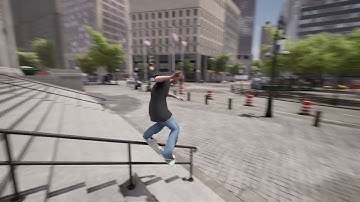 Session Skate Sim - varial heel darkslide