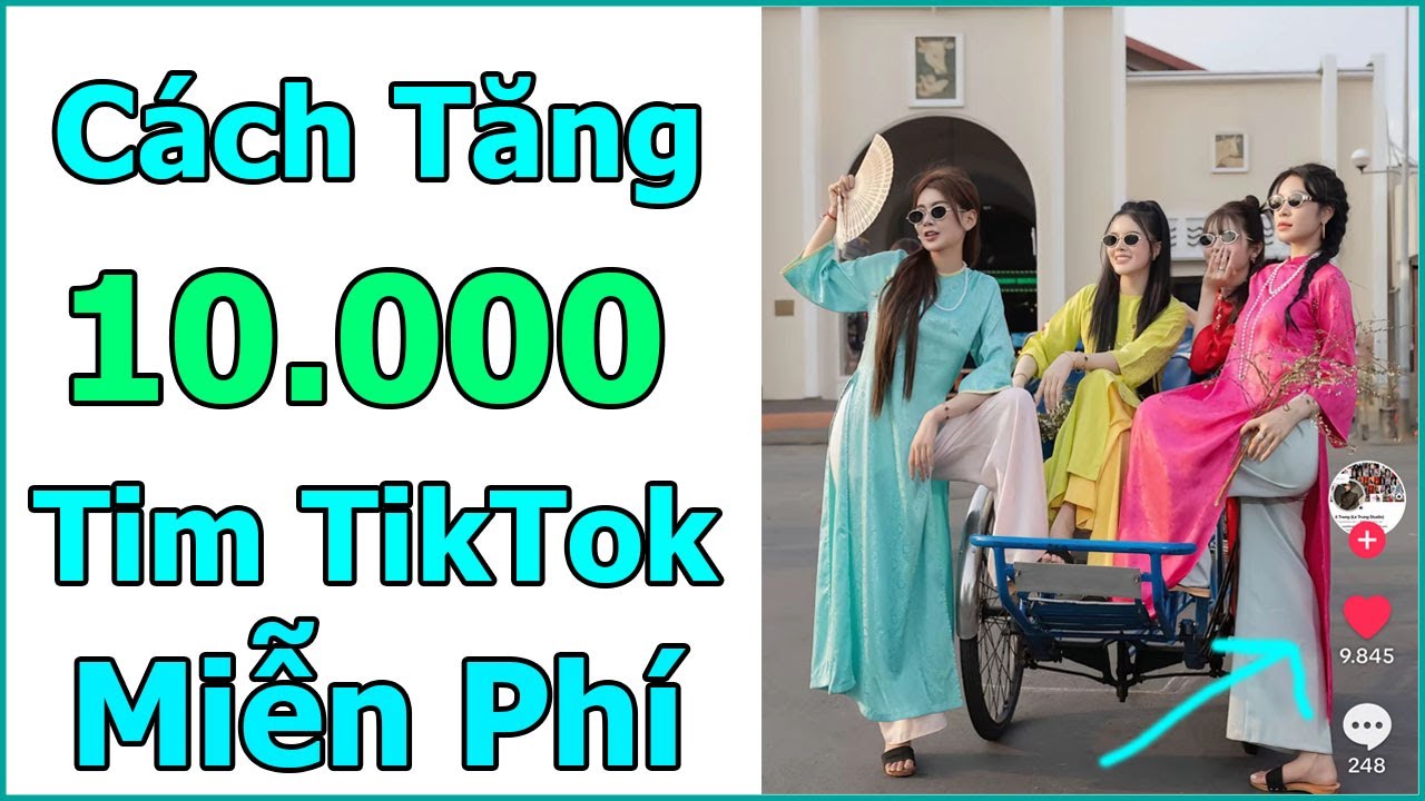 Cách Tăng Tim TikTok Miễn Phí 100% - YouTube