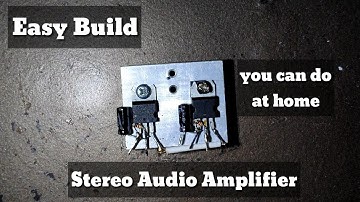 Easy build stereo Speaker at home With TIP41C