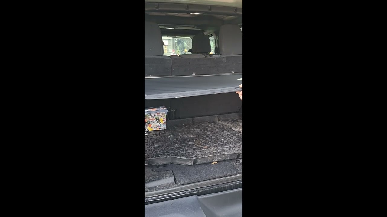 Retractable Cargo Cover Wrangler JL JLU