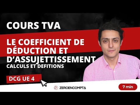 [DCG UE 4] VAT: The deduction and subjection coefficient 12/16