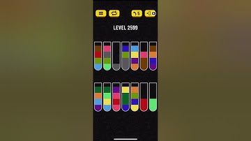 Water sort puzzle 2599