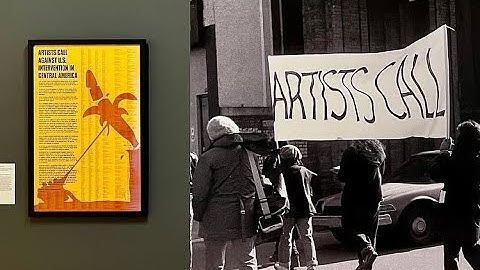 Art for the Future: Artists Call and Central American Solidarities. Open Studio w/Jared Bowen (clip)