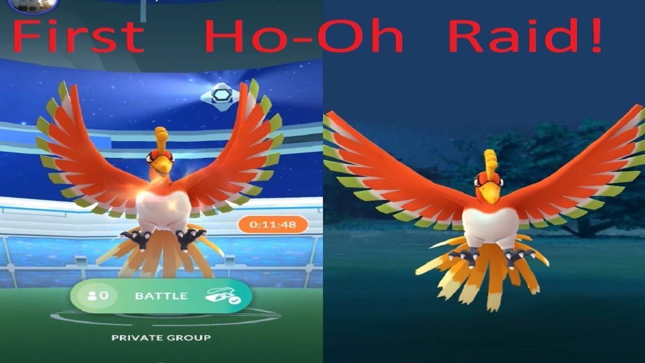 Pokemon Go World's First Shiny Ho-oh Raid & Catch 