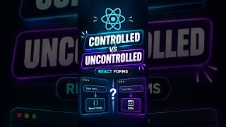 Controlled vs Uncontrolled Components in React JS | React Interview Question #shorts
