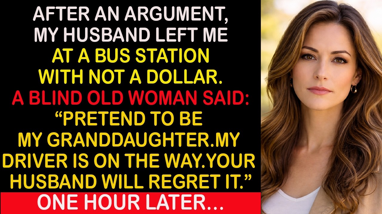 He Left Me at a Bus Station With Nothing — One Hour Later, Everything Changed...