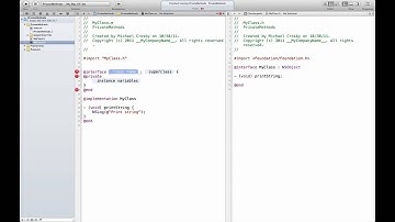 Private Methods in Objective - C