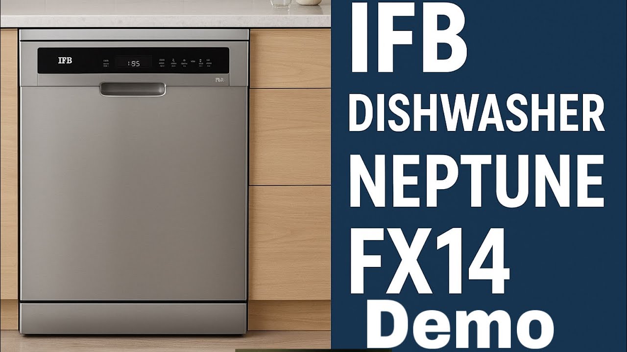 IFB Dishwasher, Neptune FX14 Demo....