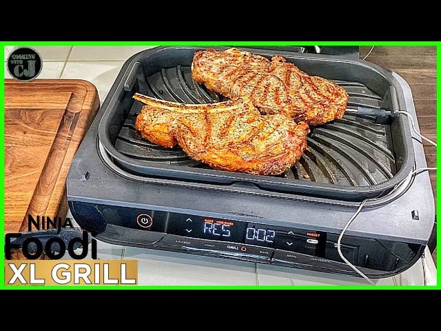 NINJA FOODI XL GRILL RIBEYE STEAKS!  Ninja Foodi Smart XL Grill recipes! 