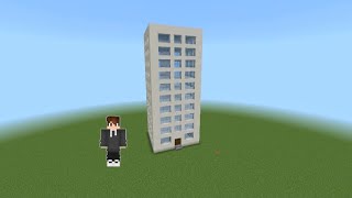 Построил небоскрёб в minecraft