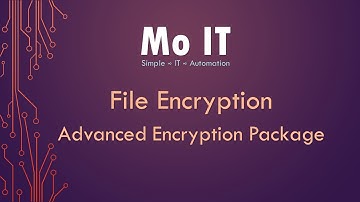 Advanced Encryption Package -  File Encryption