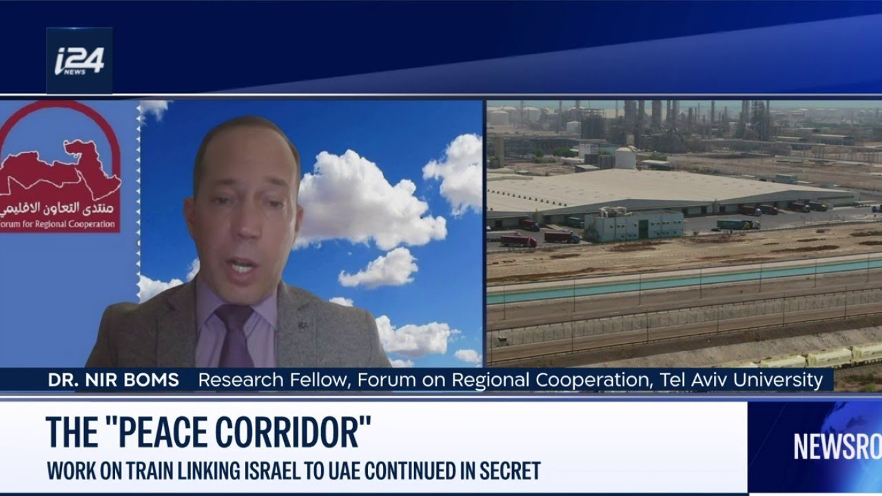 Dr. Nir Boms says the 'peace railway' project under the IMEC corridor could take many more years