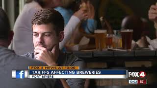 Tariff on aluminum and steel affecting local breweries