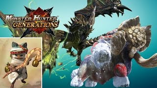Monster Hunter Generations - ONLINE MULTIPLAYER Prowler Mode - Part 14 - Astalos, Gammoth