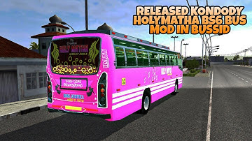 Kondody Holymatha Bs6 Bus Mod In Bus Simulator Indonesia - Bussid Bus Mod - Bussid Car Mod - Bussid