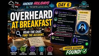 Overheard at Breakfast | Hacker Holidays 2026 OSINT Challenge | TryHackMe