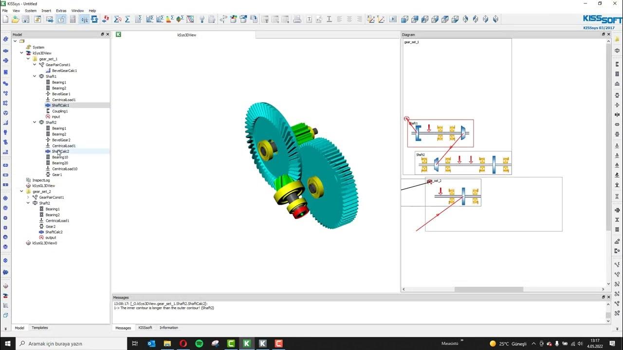 KISSsoft Gear Set Design kisssoft gear bevelgear spurgear YouTube