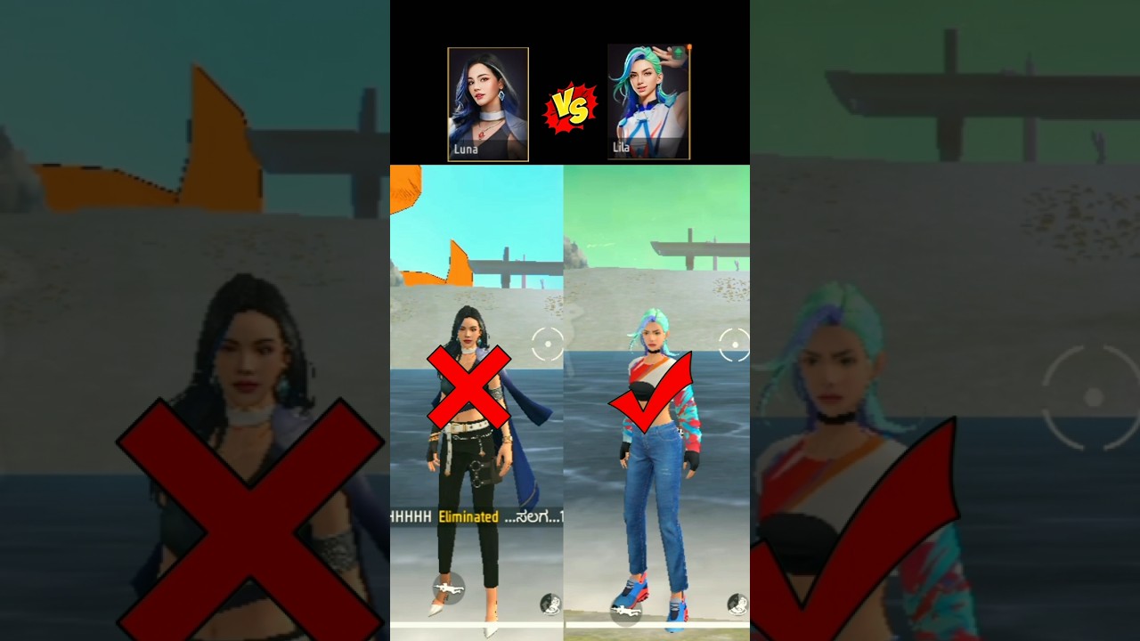 Luna vs Lila character ability test 