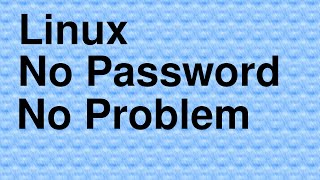 Fix lost or broken password in Linux
