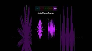 Math Shapes Turned into Sounds✨ #maths #satisfying #shortsfeed #visualart #viral #reach #geometry