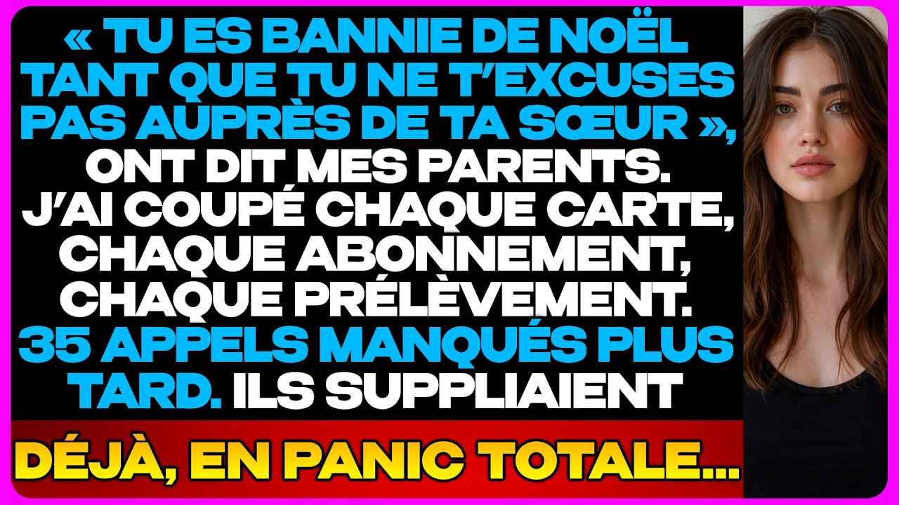 « Interdite De Noël Tant Que Tu Ne T’Excuses Pas Auprès De Ta Sœur »