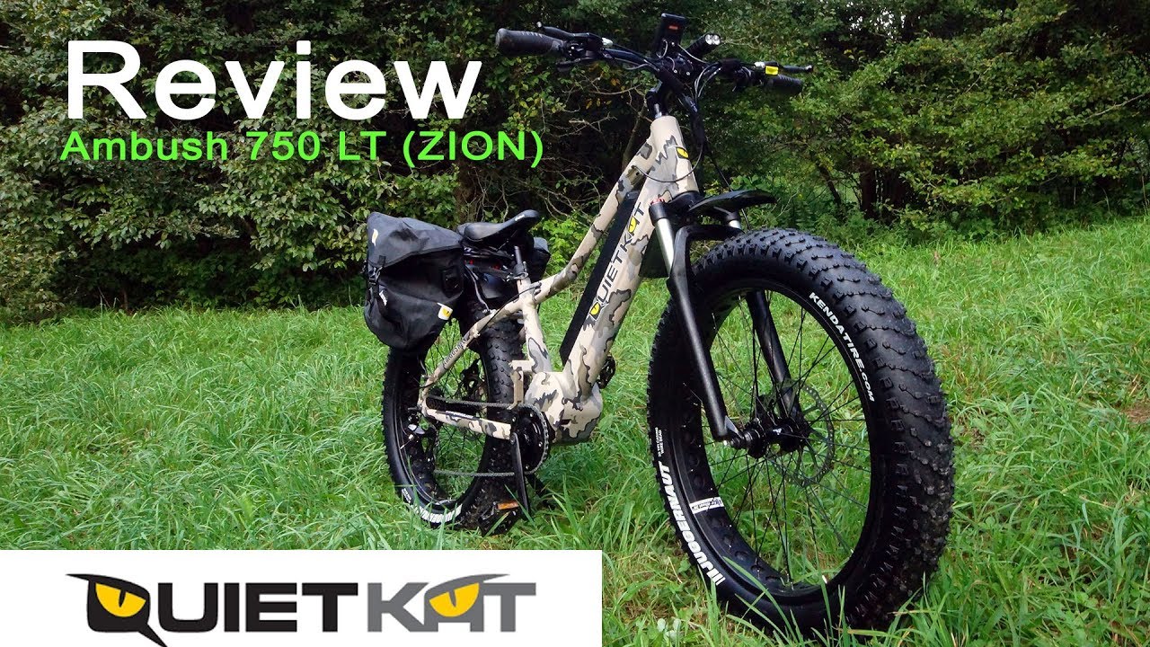 Review Quietkat Ambush 750 Lt Fat Tire Hunting Bike Youtube