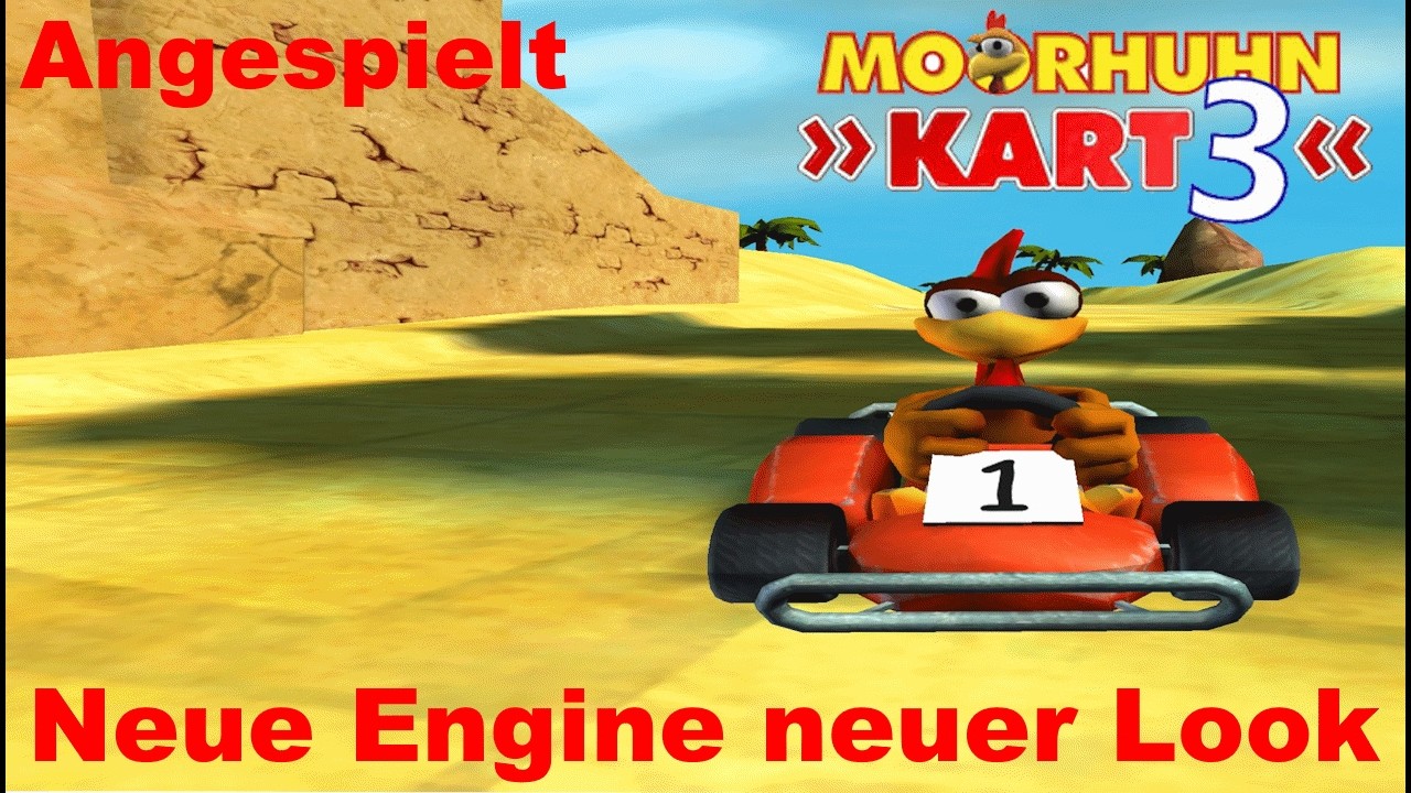 Teil 3 fühlt sich anders an - Moorhuhn Kart 3 - #angespielt #moorhuhn #racer